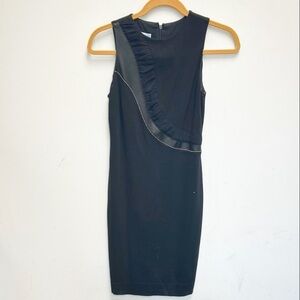 Blumarine black ruffle black dress